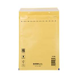 Schäfer Shop Pure Luchtkussenenvelop, goudgeel, 100 st., 230 x 340 mm (A4), 250x350 mm