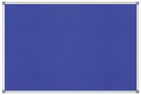 MAUL standard prikbord, textiel, 600 x 900 mm, blauw