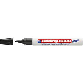 Edding Permanent marker 8300 Industry 1.5 - 3 mm. blauw (doos 10 stuks)