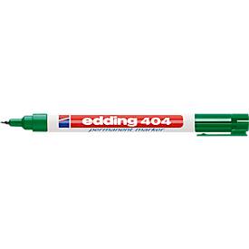 edding 404 Permanentmarker Grün wasserfest: Ja