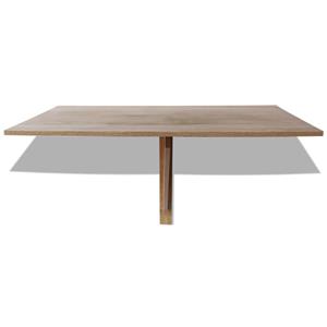 VidaXL Bureau met lade en kastje 100x40x73 cm eiken