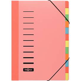 PAGNA Ordnungsmappe DESKORGANIZER Lucy Colors, transparent