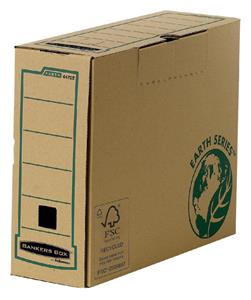 Fellowes BANKERS BOX EARTH Archiv-Schachtel, (B)100 mm