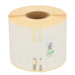 Dymo 99014 compatible labels, verwijderbaar, 101mm x 54mm, 220 etiketten, blanco