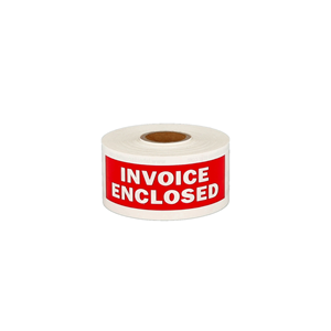 Invoice enclosed label, 101,6mm x 38,1mm, 300 etiketten, permanent