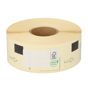 Brother DK-11201 compatible labels, 29mm x 90mm, 400 etiketten, wit