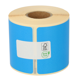 Dymo 99014 compatible labels, 101mm x 54mm, 220 etiketten, blauw