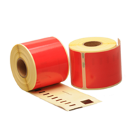 12x Seiko SLP-SRL compatible labels, 101mm x 54mm, 220 etiketten, rood