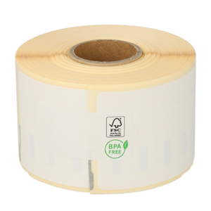 Dymo 11356 compatible labels, 89mm x 41mm, 300 etiketten, blanco