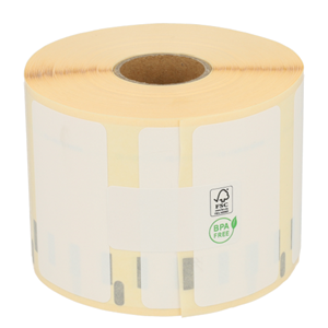 Dymo 11354 / S0722540 compatible labels, verwijderbaar, 57mm x 32mm, 1.000 etiketten, blanco