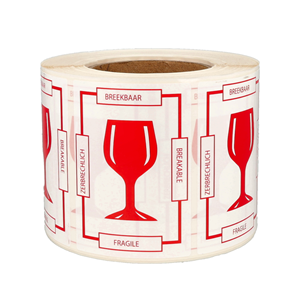 MT4 fragile label, 74mm x 105mm, 1.000 etiketten, permanent