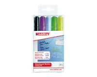 edding Glassboard marker assorti zwart (blister 5 stuks)