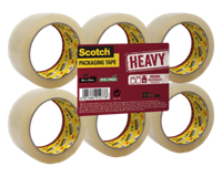 scotch Verpakkingstape  Heavy 50mmx66m transparant 6 rollen