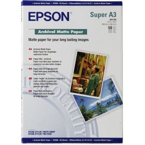 epson Archival Matte Paper. DIN A3+. 192g/m². 50 Blatt