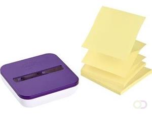 Post-it Super Sticky Z-Notes voor ft 76 x 76 mm,met dispenser, 2 blokken, geel