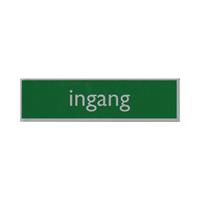 Posta Infobord pictogram ingang 165x44mm