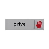 Posta Infobord pictogram prive 165x44mm