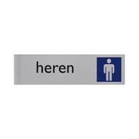 Posta Infobord pictogram heren 165x44mm