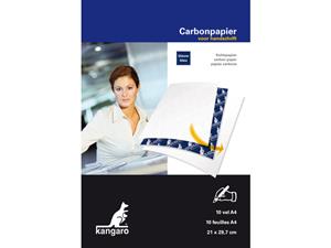 Kangaro Carbon handschrift  A4 10vel afdruk blauw