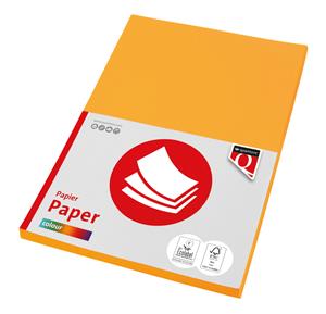 Kopieerpapier Fastprint A4 120gr diepgeel 100vel