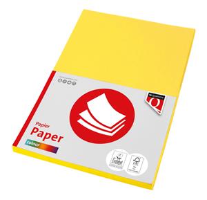 Fastprint Kopieerpapier  A4 120gr geel 100vel