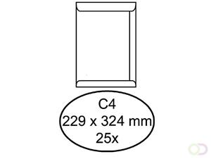 Envelop  akte C4 229x324mm wit 25stuks