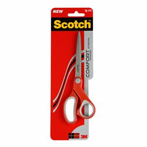 Scotch Komfort-Schere rot-grau 20cm