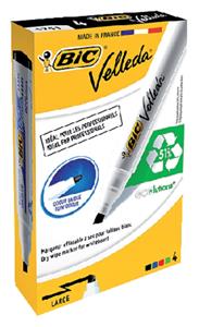 Bic Whiteboard marker Velleda ECOlutions 1751 Large. assorti (pak 4 stuks)