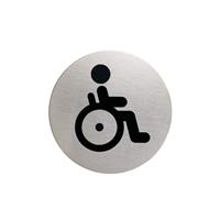 DURABLE Piktogramm , Behinderten-WC, , Durchmesser: 83 mm