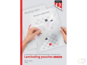 Quantore Lamineerhoes A4 75micron Glans Huismerk Pak a 100 Stuks