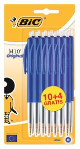 Bic M10 10+4Gratis Blauw