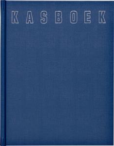 Kasboek 165x210mm 192blz 1 kolom blauw