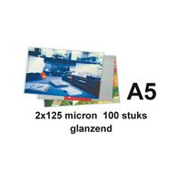 GBC 3200749 A5 Laminierfolien 2 x 125 mic glänzend 100 Stück
