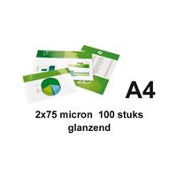 GBC 3740400 A4 Laminierfolien 2 x 75 mic glänzend 100 Stück