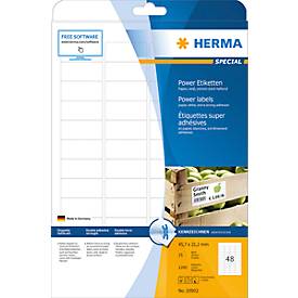 Herma Etiket  power 10902 45.7x21.2mm wit 1200stuks