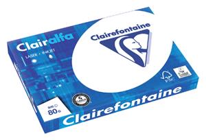 Clairefontaine Kopieerpapier  Clairalfa A3 80gr wit 500vel