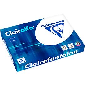 Clairefontaine Kopieerpapier  Clairalfa A3 90gr wit 500vel