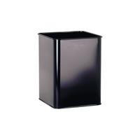Papierbak  3315-01 18,5 liter vierkant 32x24cm zwart