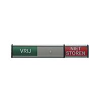 Infobord vrij/niet storen 125x30mm