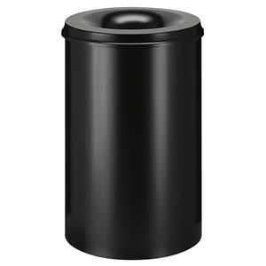 Papierbak met vlamdover Vepa Bins 110 liter 45 cm zwart