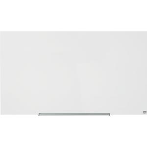 Glasbord Nobo Diamond 126x71,1cm wit