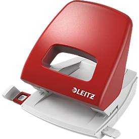 LEITZ Locher Nexxt 5005, Stanzleistung: 25 Blatt, rot