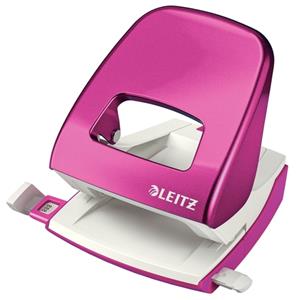 LEITZ Locher Nexxt 5008, pink-metallic, im Karton