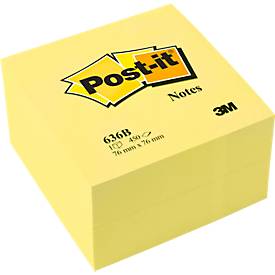 3M Notitieblok 76 x 76 mm. 450 vellen per kubus (blok 450 vel)