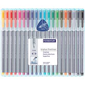 Staedtler Fineliner Triplus 0.3 mm. assorti (pak 20 stuks)