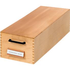 HAN kaartenbak, hout, A7, 1000-1500 kaarten