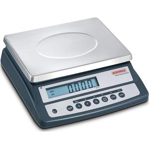 Soehnle Compacte-/tel-weegschaal, eenvoudige bediening, weegbereik tot 15 kg, afleesbaarheid 0,5 g, weegplaat 300 x 225 mm