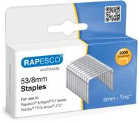 RAPESCO Heftklammern 53/8, verzinkt, 2.000 Stück