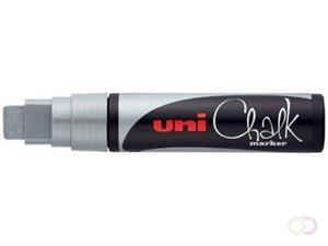 Uni-Ball Kreidemarker Chalk PWE-17K, silber, Keilspitze