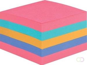 Post-it Super Sticky Notes kubus, voor ft 76 x 76 mm, geassorteerde regenboogkleuren